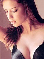 Sexy Brazilian model Adriana Lima showing