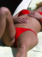 Singer Britney Spears paparazzi bikini