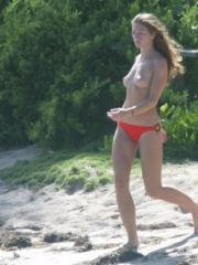 sweet Rebecca Gayheart caught topless by