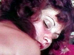 Linda Lovelace exposing hairy pussy and
