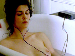 Audrey Tautou shows off her savory buns