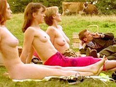Olivia Williams naked with group of