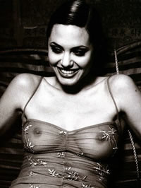 Angelina Jolie hot dress & topless movie