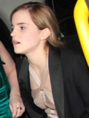 Take a peek at Emma Watson getting a rare