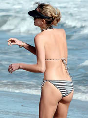 Charlize Theron hot body in little bikini