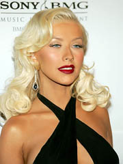 Beauty celebrity Christina Aguilera..