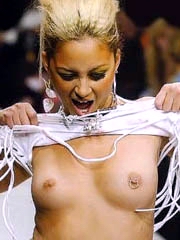 Nicole Richie topless and bikini shots