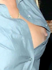Pamela Anderson nipple slip and upskirt